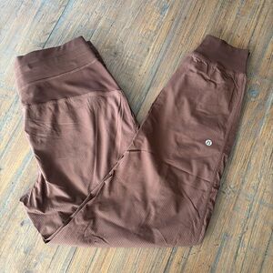 Lululemon athletica size 8 brown dance studio joggers